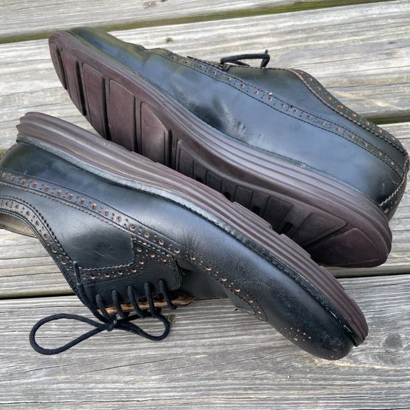 Cole Haan Men Shoes Lace Up Oxford Dress Shoes Bla - Picture 8 of 10